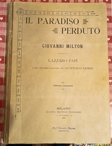 Paradiso perduto giovanni - il,