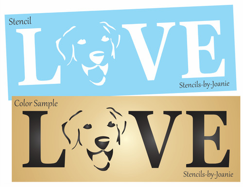 Joanie lab stencil amore - stencil,