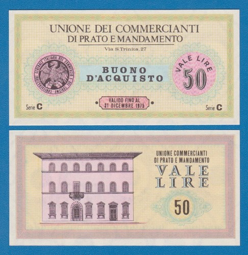 Italy lire private issue - lire,