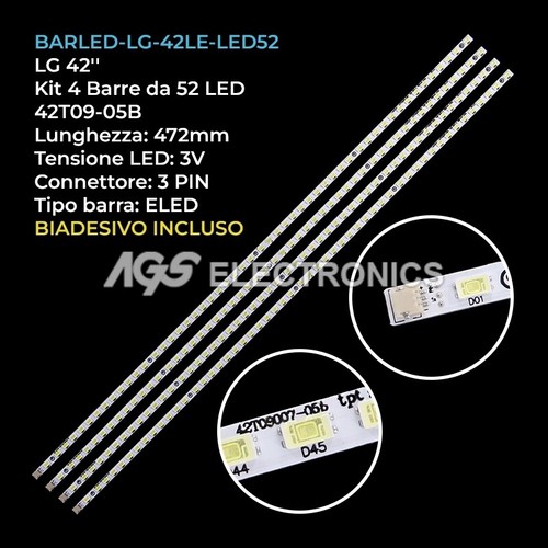 Kit barre strip led tv - 4,