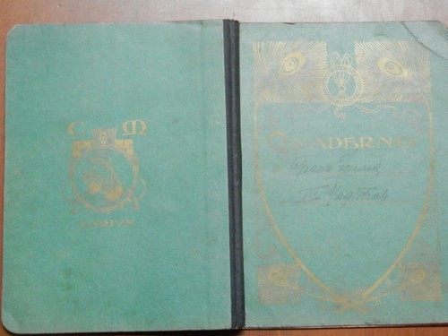 Vecchio quaderno scolastico - , di