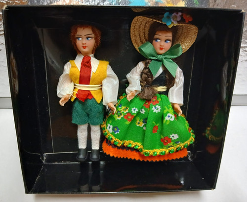 Bambole coppia souvenir - bambole,