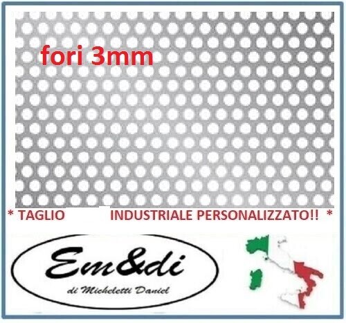 Lamiera forata 3mm - ., per