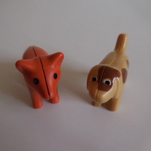 Statuette playmobil volpe - statuette,