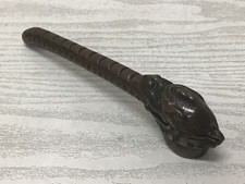 Y2503 YATATE drago rame giapponese porta inchiostro e penna pennello antico e calamaio