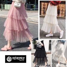 Gonna Donna Tulle Lunga Balze