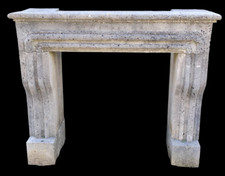 GRANDE CAMINO IN TRAVERTINO NO MARMO O PIETRA CAMINETTO