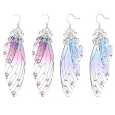 2 paia di orecchini a tema di