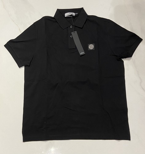 Polo stone island nero - nero, xl
