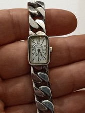 Splendido orologio Barrett anni '40 - bracciale e cassa argento 800 - Ottimo!!!