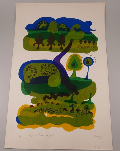 Serigrafia pitt moog 1975 - pitt,