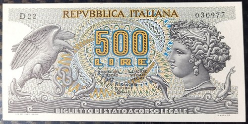 500 lire aretusa d22 decreto - d22,