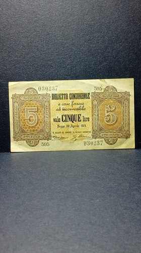 Lire del 1879 terzo - del,