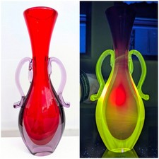 Vaso Vetro Arte Italiana