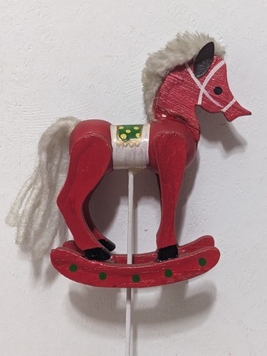 Raro cavallo a dondolo - a,