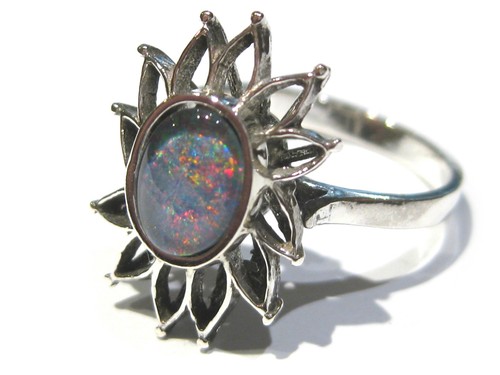 Anello opale australiano - anello,