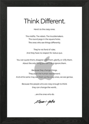 Think different steve jobs - think,