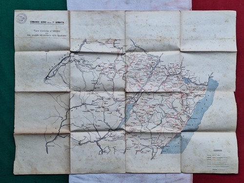 Militaria ww2 cartina mappa - militaria,