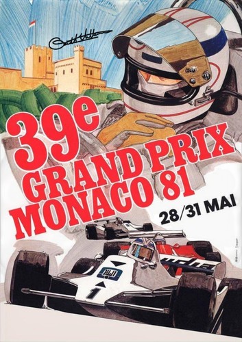 Poster gran premio monaco - poster,