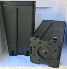 VASI PLASTICA QUADRATI cm 12x12x20 *L 2,40 - GIARDINO, FIORI -  ITALIA - 10PZ