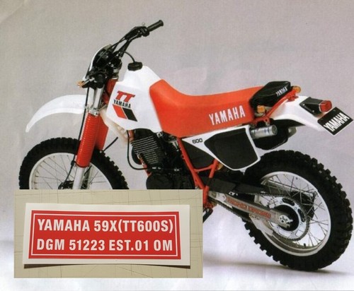 Adesivo yamaha 600 36a - 600,