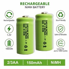 2 Pezzi Batteria 2/3AA NiMH