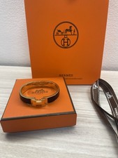 Bracciale Hermes Clic H Clac black nero Gold Oro