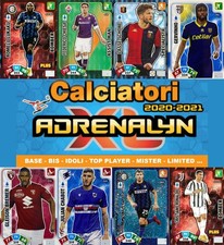 Panini Calciatori Adrenalyn  2020-21 2021 mancolista, BASE, TOP, IDOLO, LIMITED