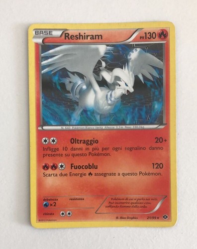 Reshiram drago puro - drago, bianco