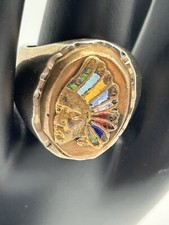 Anello biker messicano vintage