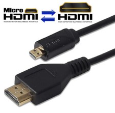 Cavo Micro HDMI a HDMI placcato oro per laptop notebook tablet a HD UHD 4K TV