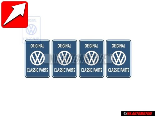 Adesivo ricambi classic - ricambi, vw