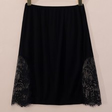 Donna Lato Pizzo Orlo Mezza