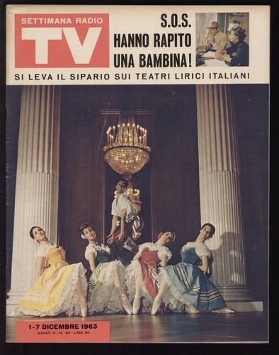 Settimana radio 1963 - tv, 48/1963