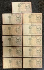 LOTTO DI 11 BANCONOTA 1000