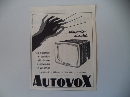 Advertising pubblicità 1957 - advertising,