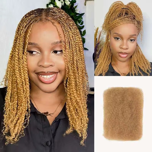 Capelli umani 100 - 100%, kinky