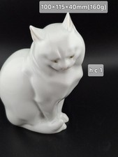 Statua gatto in porcellana