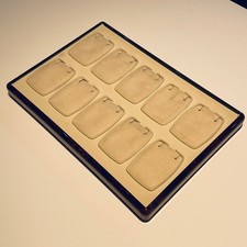 Portagioie Vassoi Impilabili per Gioielli in legno, Cassetto, espositore