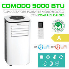 Condizionatore Portatile 9000 Btu Climatizzatore Pompa di Calore - Freddo Caldo