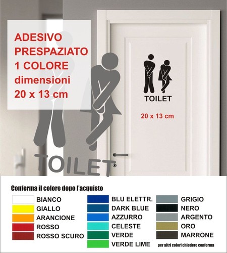 Adesivo stickers toilet - adesivo,
