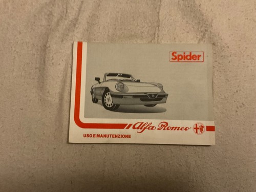 Alfa romeo spider uso - alfa,