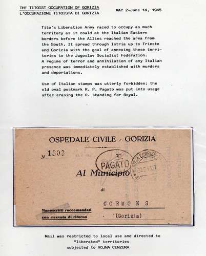Amg storia postale - vg,,