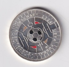 Germania 11 Euro  2024 Argento colorato, Calcio Campionato Europeo UEFA