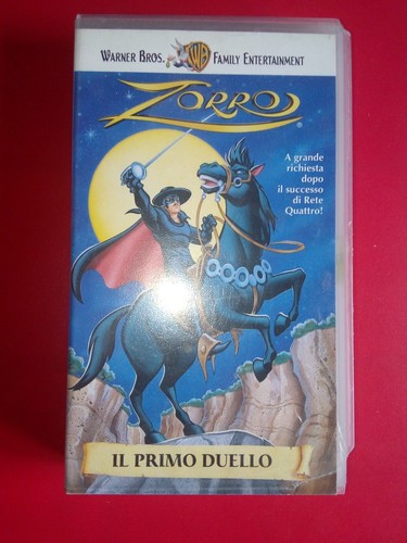 Vhs warner bros zorro il - vhs,