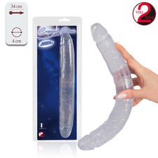 Duo dildo realistic - realistic, double