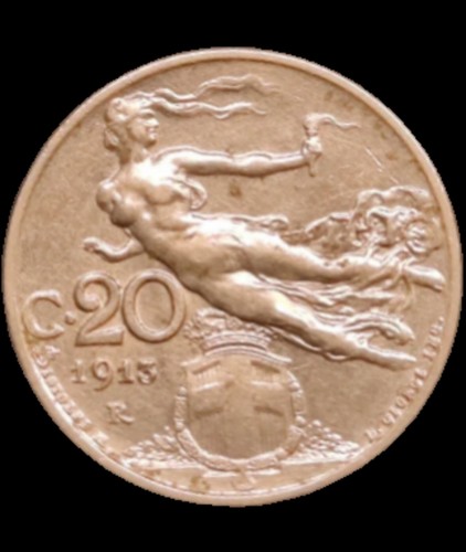 Italia centesimi 1913 - italia, r-