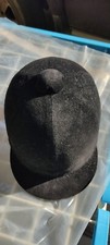 Cap casco cavallo equitazione velluto nero  Donna
