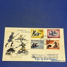 STORIA DELLA CACCIA AL CINGHIALE - Busta Primo Giorno FDC