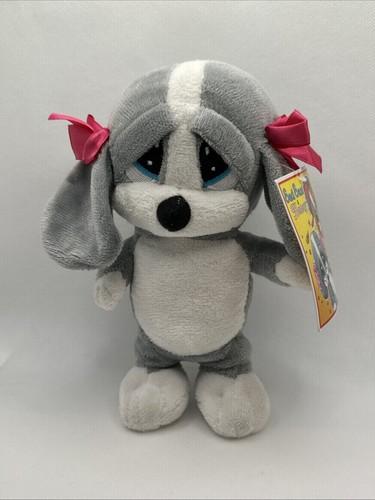 Cane peluche miele con